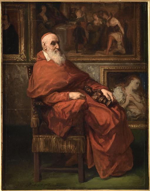 Un cardinal (Titre d'usage), Joseph Nicolas Robert-Fleury, 1876