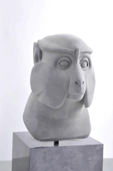 Tête de singe patas — Marguerite de Bayser-Gratry
