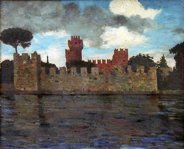 Le château de Lazise sur le lac de Garde (titre inscrit)_0