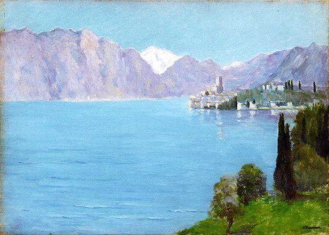 Les montagnes du Benaco sur le lac de Garde (titre inscrit)_0