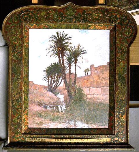Les palmiers devant les remparts à Marrakech (titre ancien cartel)_1