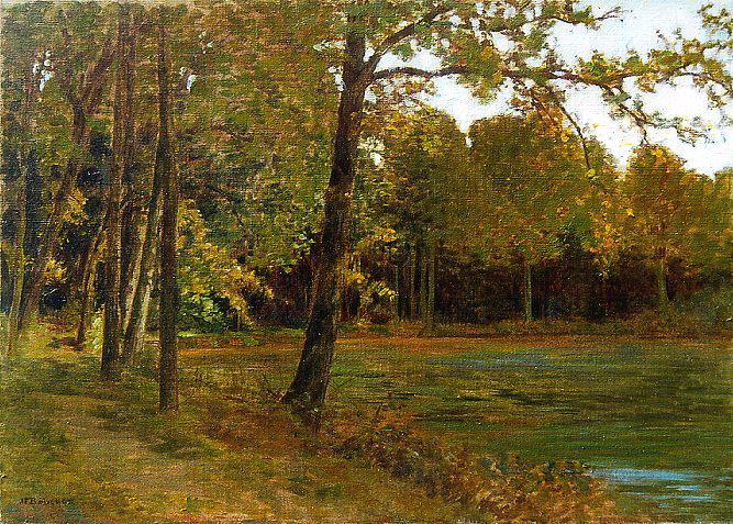 La mare Saint-Leu (titre inscrit), Joseph Félix Bouchor, 4e quart 19e siècle