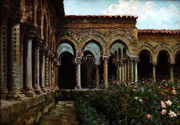 Le cloître de Monreale en Sicile (titre inscrit)_0