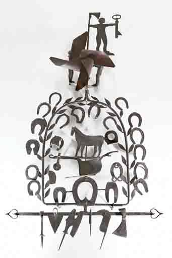 Enseigne de maréchal-ferrant ; Bouquet de Saint-Eloi_0