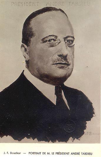 Généraux français et autres figures de la Grande Guerre : Portrait de Monsieur le Président André Tardieu (titre inscrit.)_0