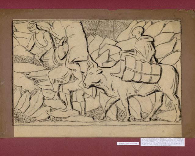 Sénégal : les arachides, Emile Pinchon, 1930