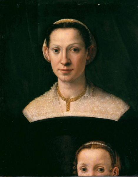 Portrait de femme avec sa fille_0