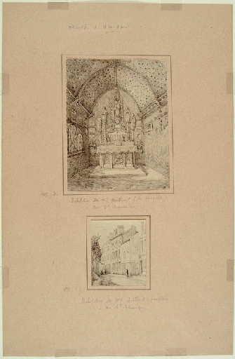 Amiens : la chapelle de la maison Duthoit ; Amiens : habitation de M. Duthoit (la chapelle). Rue Saint-Dominique_1