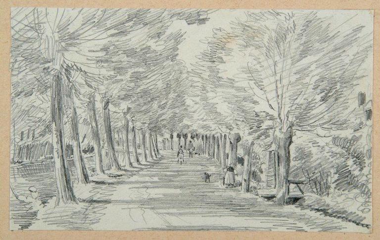 Faubourg d'Amiens : le chemin de la Neuville, (1858) ; Amiens : chemin de la Neuville, 1858_0