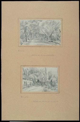 Faubourg d'Amiens : le chemin de la Neuville, (1858) ; Amiens : chemin de la Neuville, 1858_1