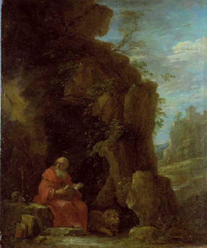 Saint Jérôme dans le désert, David Téniers, 1640-1650