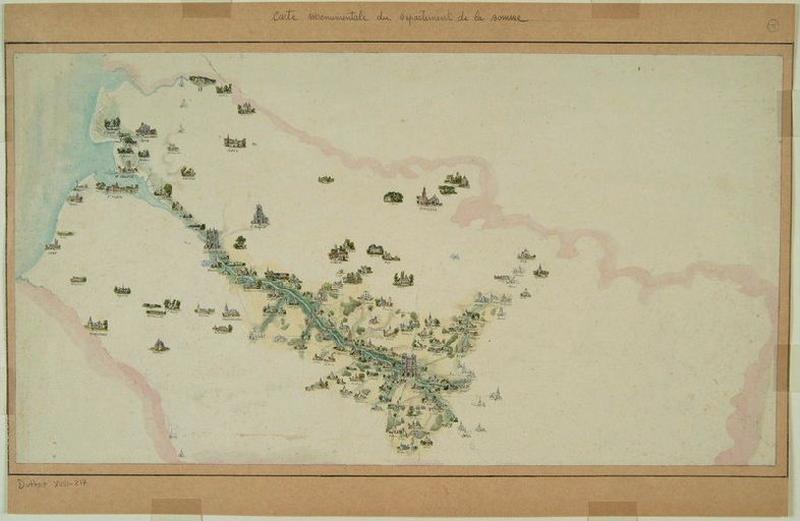 Carte monumentale du département de la Somme, (vers 1850)_1