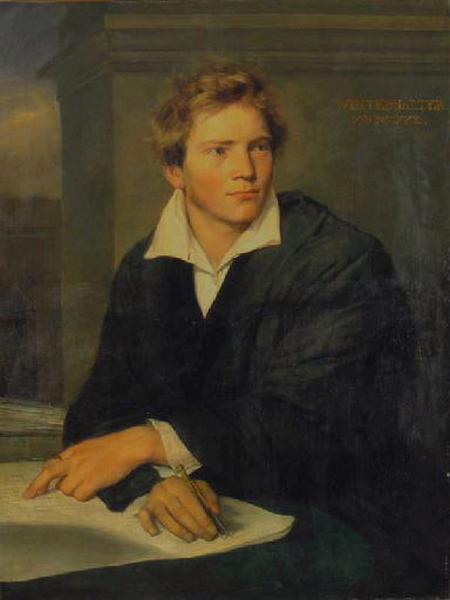 Portrait présumé de l'architecte Karl Joseph Berckmüller (1800-1879), Franz Xaver Winterhalter, 1830