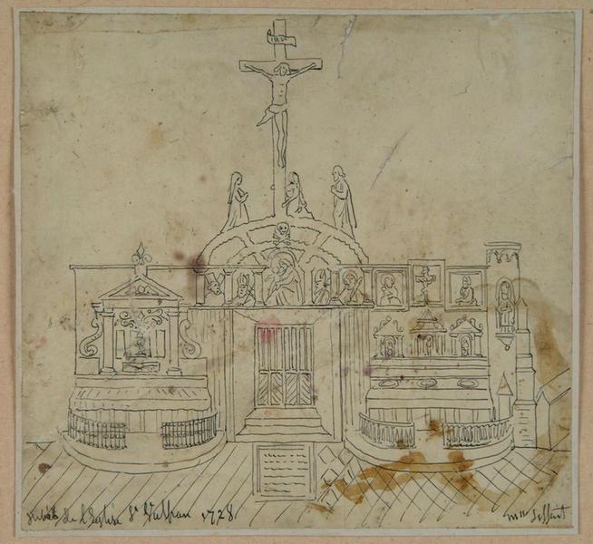 Jubé de l'église Saint-Vulfran d'Abbeville, d'après les manuscrits de Mr Siffait ; Abbeville : Jubé de l'Eglise Saint-Vulfran_0
