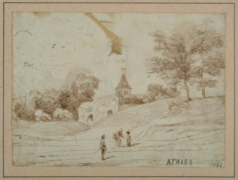 Paysage des environs d'Athies ; Athies (autre titre)_0