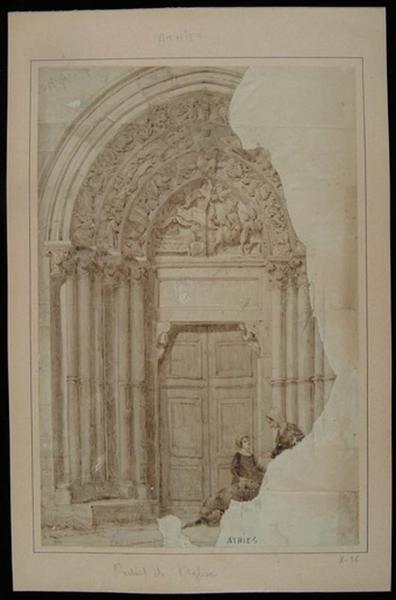 Portail occidental de l'église d'Athies ; Athies : Portail de l'église (autre titre)_1