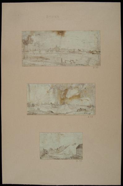 Paysage aux environs d'Athies ; Athies (autre titre)_1