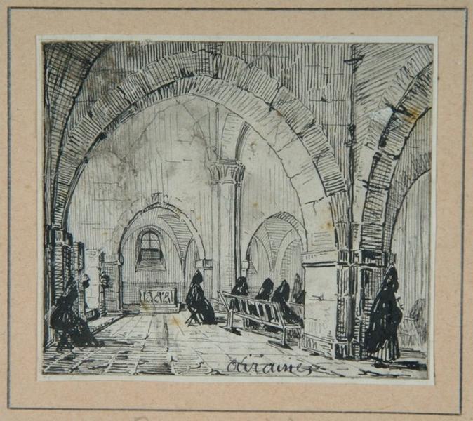 L'intérieur du prieuré Notre-Dame d'Airaines ; Airaines : Prieuré Notre-Dame - Intérieur (autre titre)_0