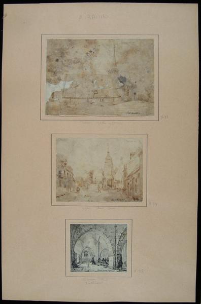 L'intérieur du prieuré Notre-Dame d'Airaines ; Airaines : Prieuré Notre-Dame - Intérieur (autre titre)_1