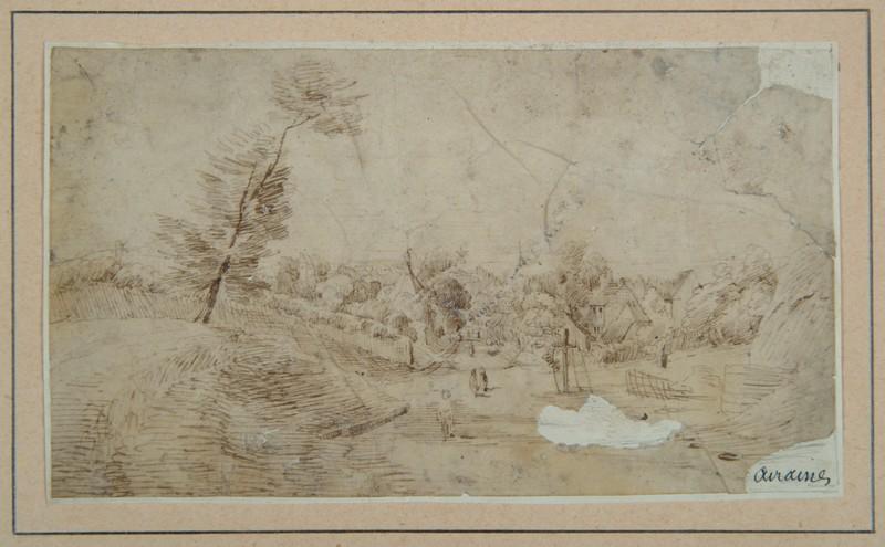 Paysage aux alentours d'Airaines ; Airaines (autre titre)_0