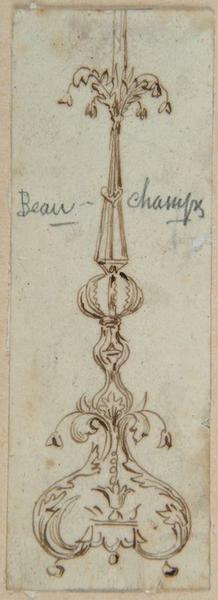 Chandelier de fer forgé de Beauchamps ; Beauchamps : Chandelier (autre titre)_0