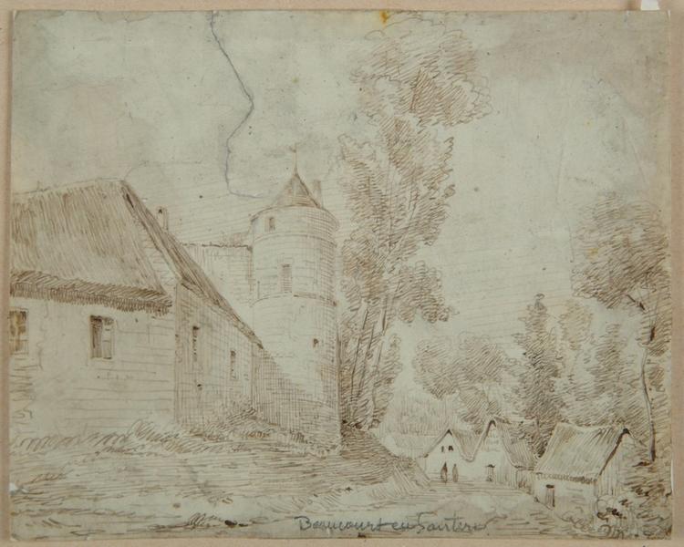 L'ancien château de Beaucourt-en-Santerre ; Beaucourt en Santerre : Restes de l'ancien château (autre titre)_0