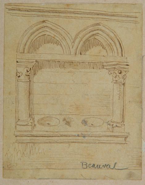 Lavabo de l'église de Beauval ; Beauval : Lavabo? (autre titre)_0