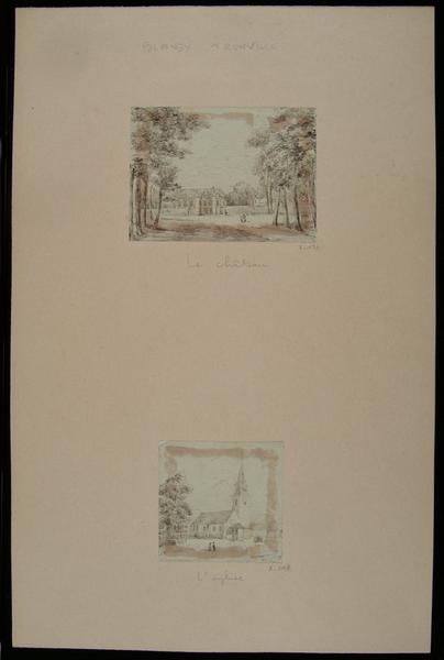 Le château de Blangy-Tronville ; Blangy Tronville : Le château (autre titre)_1