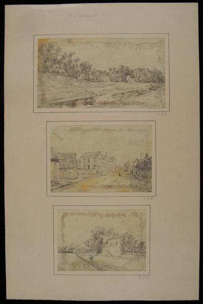 Paysage aux environs de Boismont ; Boismont (autre titre)_1