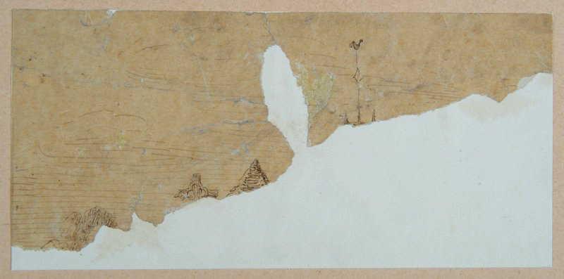 L'église de Démuin ; Demuin : Eglise et croix côté gauche au niveau du transept? (autre titre)_0