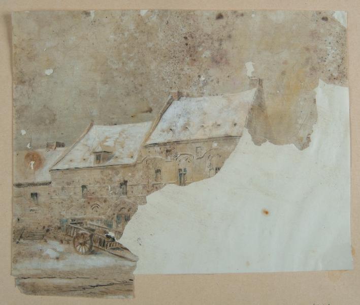La Maison des Templiers de Domart-en-Ponthieu ; Domart en Ponthieu : Maison dite des Templiers ? (Une annotation manuscrite émet un doute sur cette désignation) (autre titre)_0