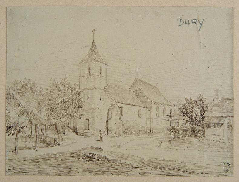 L'église de Dury ; Dury : L'église (autre titre)_0