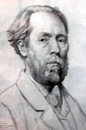 Autoportait d'Auguste Cabuzel, Auguste Hector Cabuzel, 19e siècle