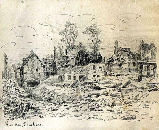 La Rue des Bouchers en 1920_0