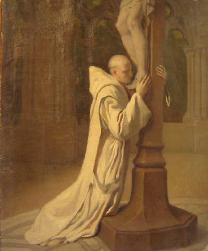 Au pied de la croix, Charles-Henri Michel, 1869