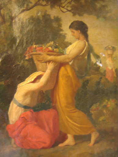 Cueilleuses antiques (2), Charles-Henri Michel, 19e siècle