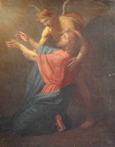 Jésus au Jardin des Oliviers, Charles-Henri Michel, 19e siècle