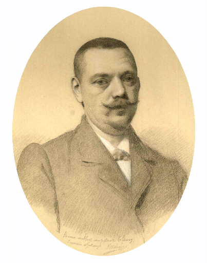 Portrait de Maurice Thiéry, Charles-Henri Michel, 1ère moitié 20e siècle