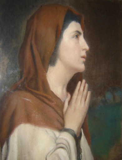 La dernière communion de Jeanne d'Arc, Charles-Henri Michel, 19e siècle