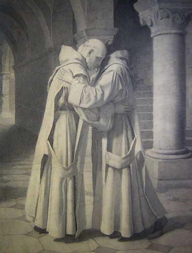 Le baiser de paix (étude) — Michel, Charles Henri