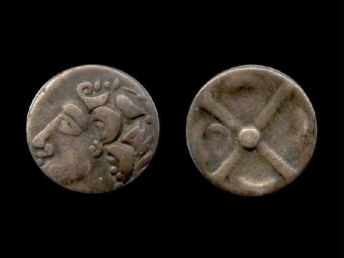 Pièce de monnaie à la croix, type de Béziers_0