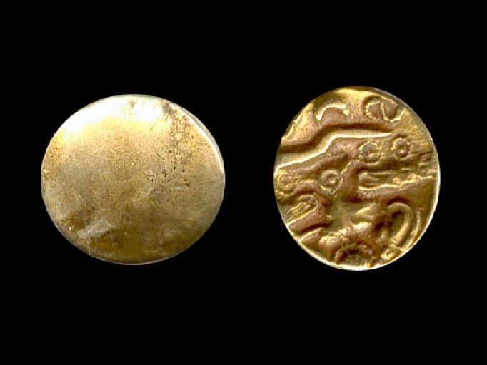 Quart de statère de type au bateau_0