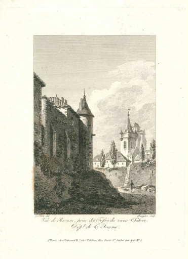 Vue de Péronne prise des fossés du vieux château_0