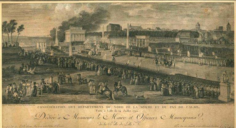 Confédération des départements du Nord, de la Somme et du Pas de Calais faite à Lille le 14 juillet 1790_0