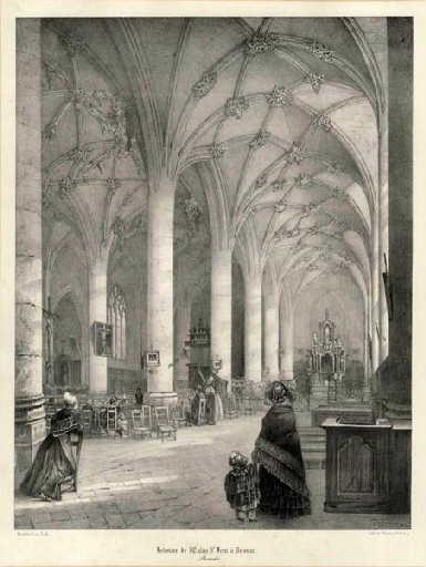 Intérieur de l'église Saint-Jean à Péronne, Picardie_0