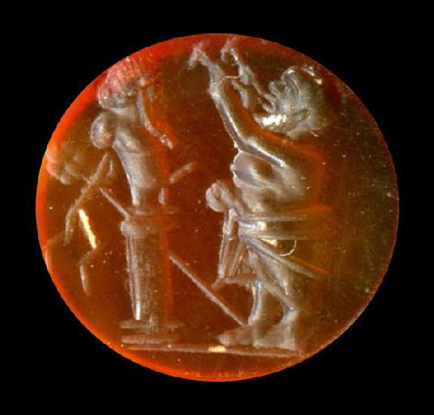 Silène jouant de l'aulos_0