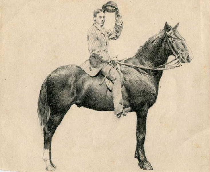 Cavalier, Félix Michel, 4e quart 19e siècle, 1er quart 20e siècle
