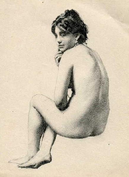 Femme, Félix Michel, 4e quart 19e siècle, 1er quart 20e siècle