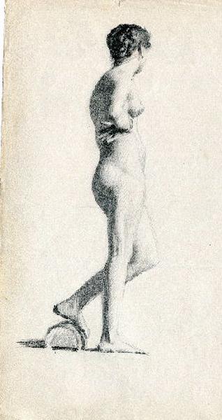 Femme, Félix Michel, 4e quart 19e siècle, 1er quart 20e siècle