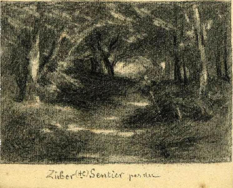 Sentier perdu, Félix Michel, 4e quart 19e siècle, 1er quart 20e siècle